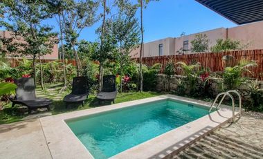 TOWNHOUSE EN VENTA 3 RECAMARAS 2 BAÑOS EN TAO EDENA TULUM