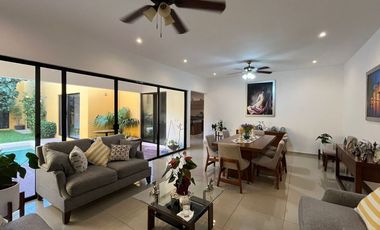 HERMOSA CASA DE UN PISO EN VENTA EN MERIDA YUCATAN.