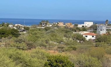 Terreno con una hermosa vista al mar de cortez