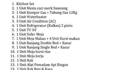 JUAL RUGI apartman Anderson PTC 2BR full furnished conect dengan mall