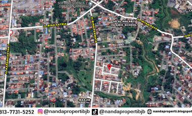 rumah type 140/160m2 2lt HOOK di jl.bina permata loktabat utara