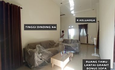 Rumah mewah siap huni full spec tanah luas di jl.p.m noor