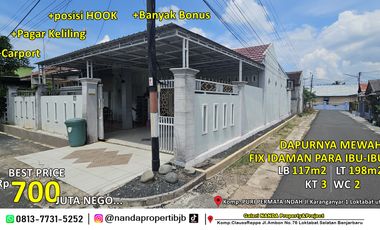 rumah type 117/198m2 HOOK di puri permata jl.karanganyar 1