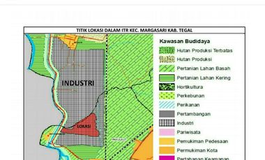 Tanah ploting industri Tegal luas murah