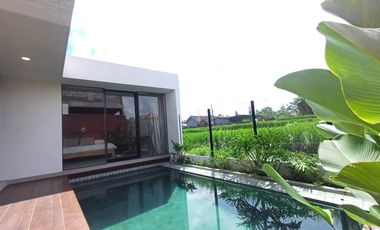 Villa Mewah Tropis View Sawah Strategis di Ubud