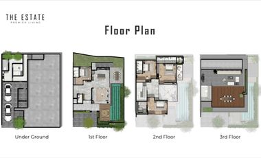 Modern Villa 4 Kamar Tidur di Nusa Dua Bali