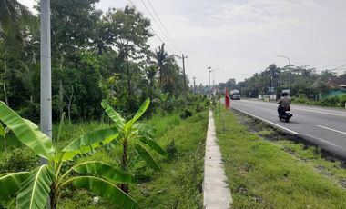 dijual tanah murah,lokasi pinggir jalan jogja-wates.