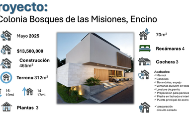 Casa en Venta Bosques de las Misiones Sector Encino $13,500,000