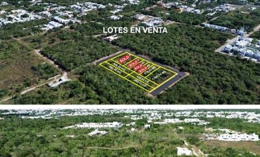 TERRENO URBANIZADO RESIDENCIAL A PLAZOS EN DZITYA AL NORTE DE MERIDA.
