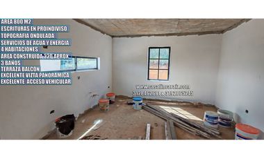 FINQUITA EN OBRA GRIS 3 MINUTOS DE AUTOPISTA MED-BOG-EN MARINILLA