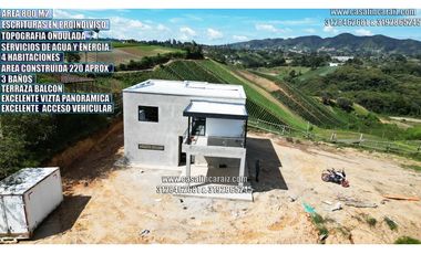 FINQUITA EN OBRA GRIS 3 MINUTOS DE AUTOPISTA MED-BOG-EN MARINILLA