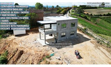 FINQUITA EN OBRA GRIS 3 MINUTOS DE AUTOPISTA MED-BOG-EN MARINILLA