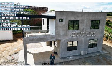 FINQUITA EN OBRA GRIS 3 MINUTOS DE AUTOPISTA MED-BOG-EN MARINILLA