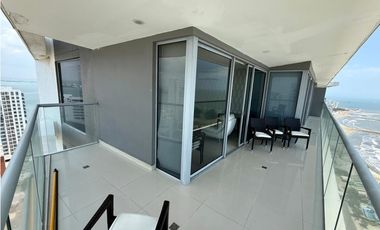 Apartamento Bocagrande vista al mar y centro amurallado