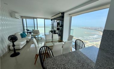 Apartamento Bocagrande vista al mar y centro amurallado