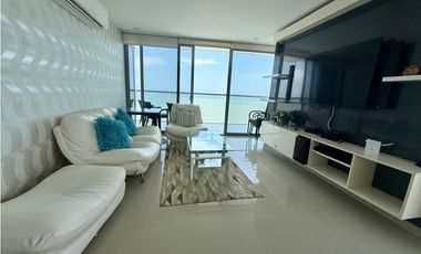 Apartamento Bocagrande vista al mar y centro amurallado