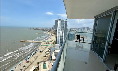 Apartamento Bocagrande vista al mar y centro amurallado