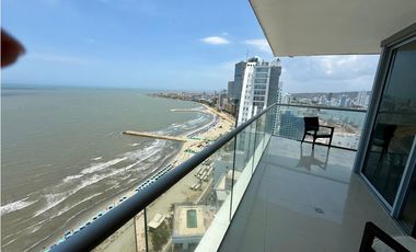Apartamento Bocagrande vista al mar y centro amurallado