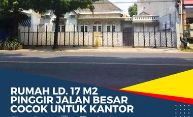 Rumah Pinggir Jalan Besar Cocok Untuk Kantor