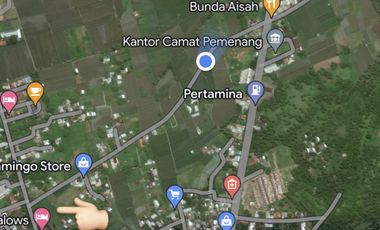 Tanah di Jl Bangsal Baru (Jln utama menuju Pelabuhan Bangsal Pemenang)