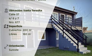 4 Unidades Funcionales equipadas en Santa Teresita