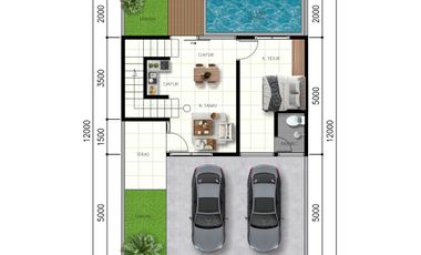 7menit Tugu Bonus Kolan Renang Rumah Jogja