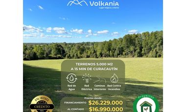 VENDE Proyecto de parcelas 15 minutos de Curacautín