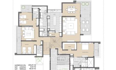 Exclusivo penthouse con azotea y piscina privada