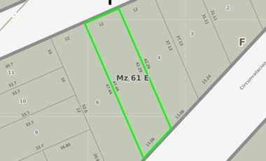 Terreno en venta - 538mts2 - Navarro