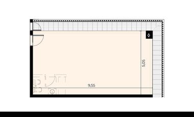 Oficina a estrenar sobre Av. Fuerza Aerea, frente San Marino