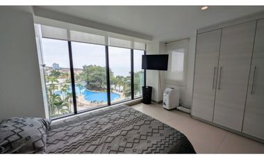 Elegante departamento vista al mar Edf. Poseidon Manta