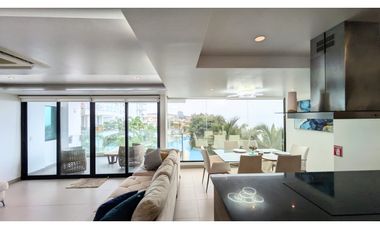 Elegante departamento vista al mar Edf. Poseidon Manta