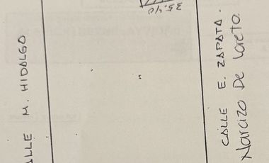 Terreno en Venta en Santa Catarina, Tláhuac