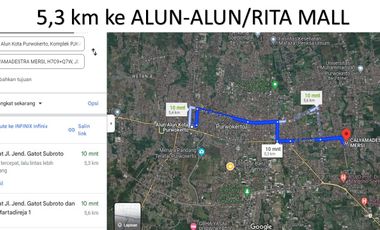 Tanah Kavling di Kota Purwokerto