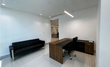 OFICINA EN COSTA DEL ESTE FINANCIAL PARK AMOBLADA CON DIVISIONES 122M2