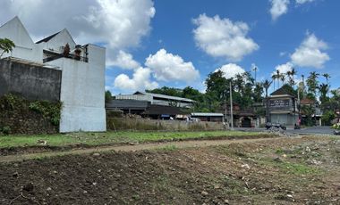 TANAH DARMASABA UBUD JALAN UTAMA LOS SUNGAI VIEW SAWAH DAN JUNGLE