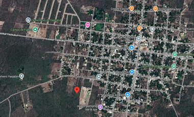 Terreno en venta de 5,000 m² en Yaxkukul, Yucatán.