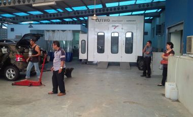 JUAL CEPAT GEDUNG SHOWROOM  BENGKEL MOBIL  BODY REPAIR 3 setengah LANTAI