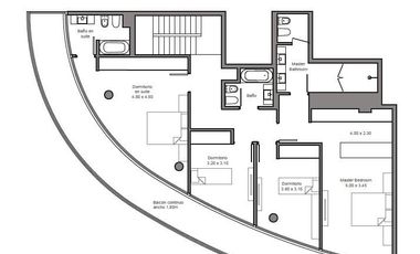 Departamento venta, penthouse en V.Lopez-Vias/Rio, a estrenar