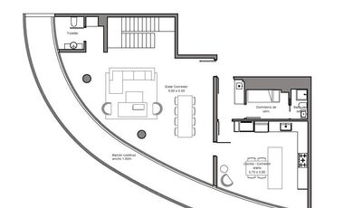 Departamento venta, penthouse en V.Lopez-Vias/Rio, a estrenar