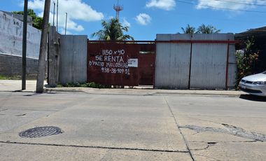 TERRENO EN RENTA P/PATIO MANIOBRAS. CARMEN  CAMPECHE