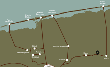 Terreno(09) Estratégico en Venta en Muxupip, Motul