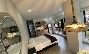 Amoblado HERMOSO Estudio Tipo Loft Laureles cerca la 70