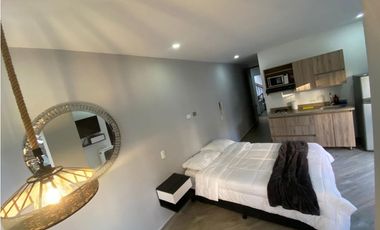 Amoblado HERMOSO Estudio Tipo Loft Laureles cerca la 70