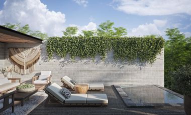 Casa en venta de 3 habitaciones en Akumal a pocos metros de la playa | Alberca y Gym