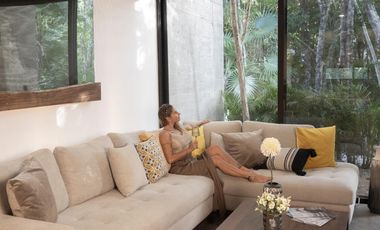 Casa en venta de 3 habitaciones en Akumal a pocos metros de la playa | Alberca y Gym