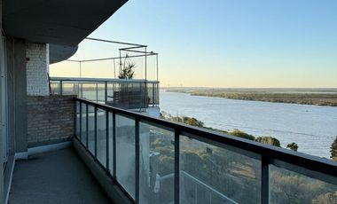 PISO EXCLUSIVO EN ALTURA, VISTA FRANCA AL RIO PARQUE ESPAÑA CON COCHERA Y AMENITIES A TERMINAR CON POSESION