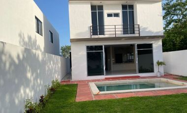 CASA EN VENTA RESIDENCIAL YAXMUL CONKAL -YAXKUKUL