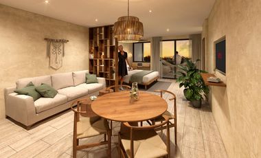 Estudio en venta en Mahahual a pocos metros de la playa | Solárium y Alberca