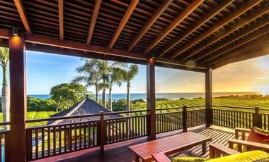 Dijual Villa Mewah View Laut Dan Hamparan Sawah Daerah Tabanan